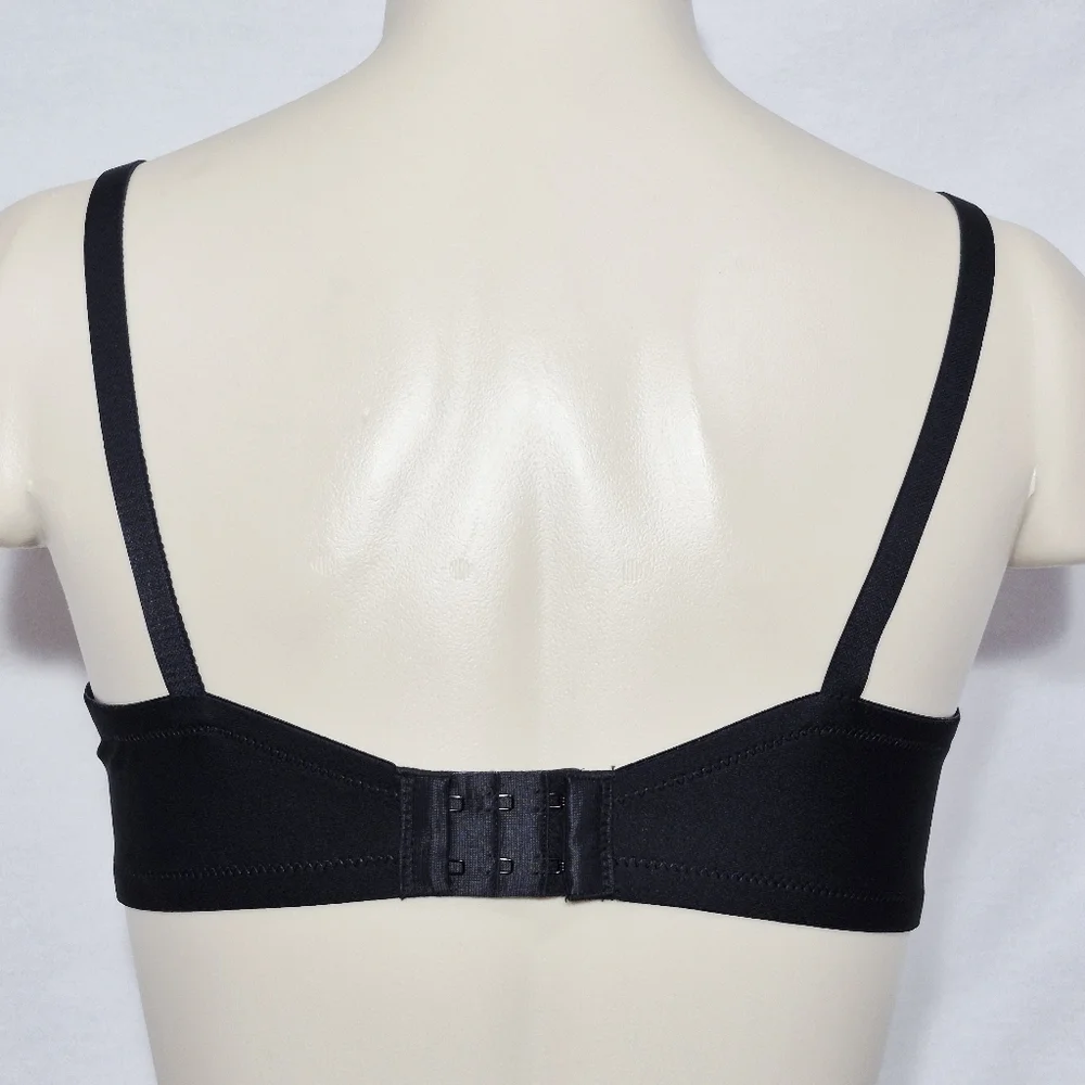 36C Hanes MHG606 Invisible Look Convertible‎ Underwire Bra Black